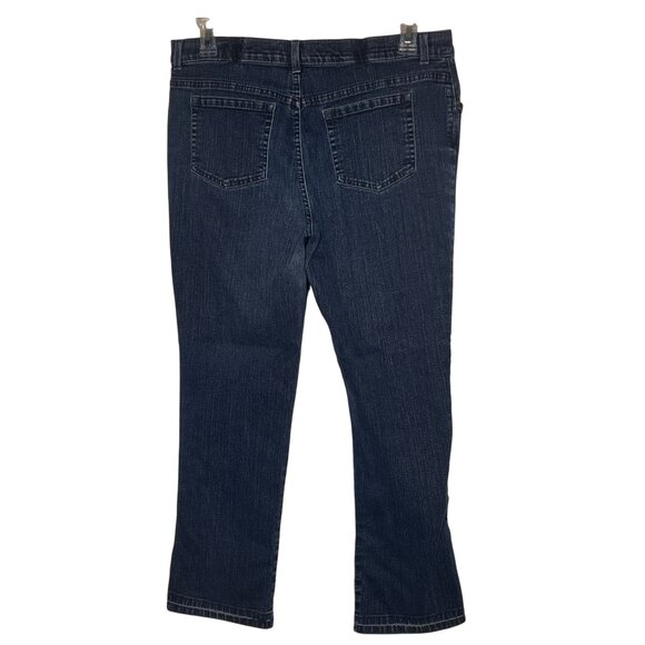 Gloria Vanderbilt Amanda Jeans Size 14 Short Classic Fit Denim Mid Rise Stretch - Picture 2 of 14